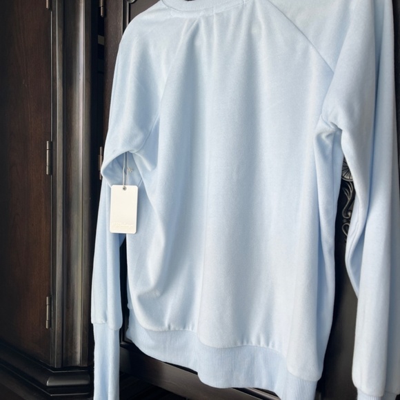 P.J. Salvage velour sweatshirt ice blue - Picture 7 of 8